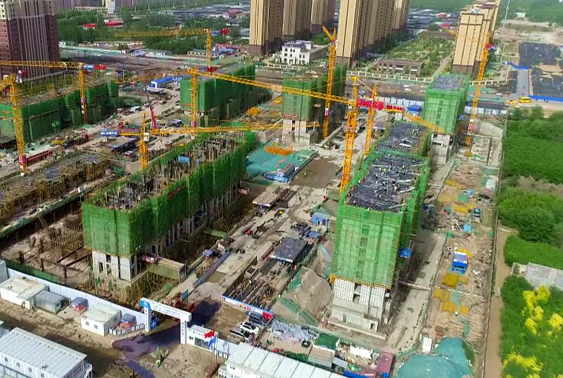 1.滄州天成?和悅名著項(xiàng)目航拍